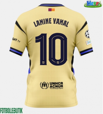 Barcelona Lamine Yamal #10 Bortatröja 2025-26 Kortärmad